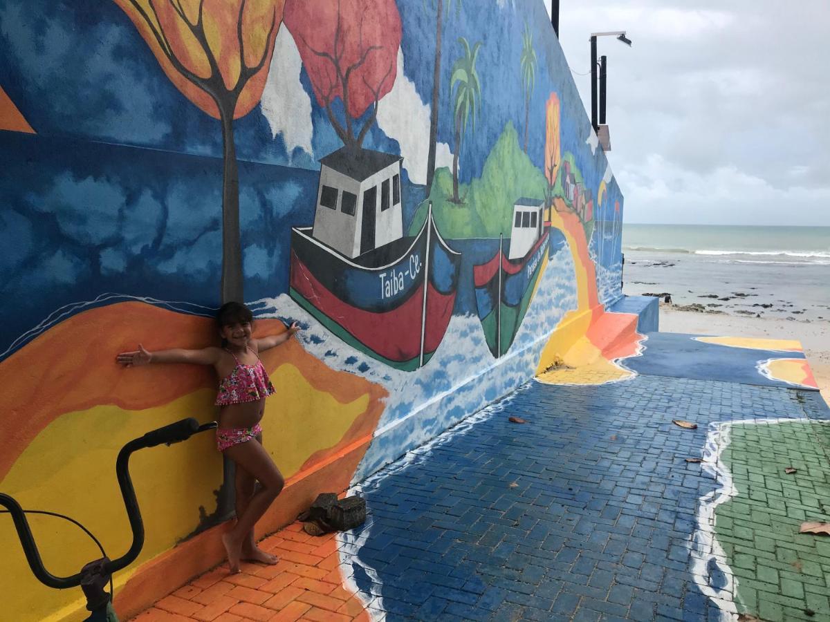 Apartamento Com Vista Para O Mar, Piscina , Deck , Playground E Estacionamento . Taíba Zewnętrze zdjęcie